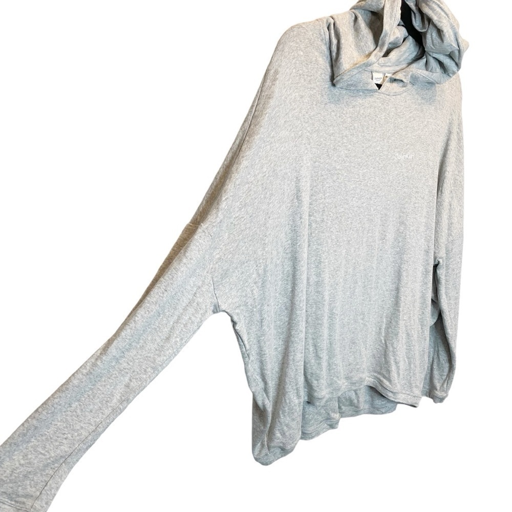 Calvin Klein Sleepwear Dolman Sleeve Hoodie Grey Medium NWOT - Picture 3 of 7